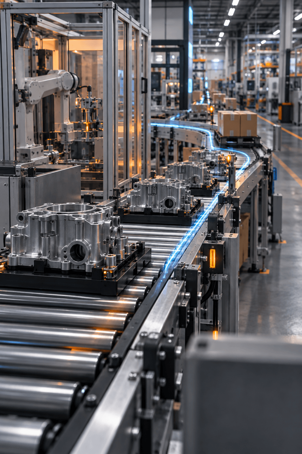 Connected manufacturing and operational flow